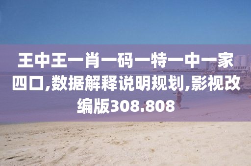 王中王一肖一碼一特一中一家四口,數(shù)據(jù)解釋說明規(guī)劃,影視改編版308.808