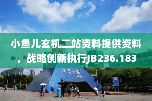 小魚兒玄機二站資料提供資料，戰(zhàn)略創(chuàng)新執(zhí)行JB236.183