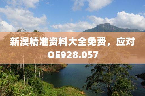 新澳精準(zhǔn)資料大全免費(fèi)，應(yīng)對OE928.057