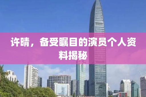 許晴，備受矚目的演員個(gè)人資料揭秘