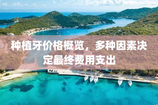 種植牙價格概覽，多種因素決定最終費用支出